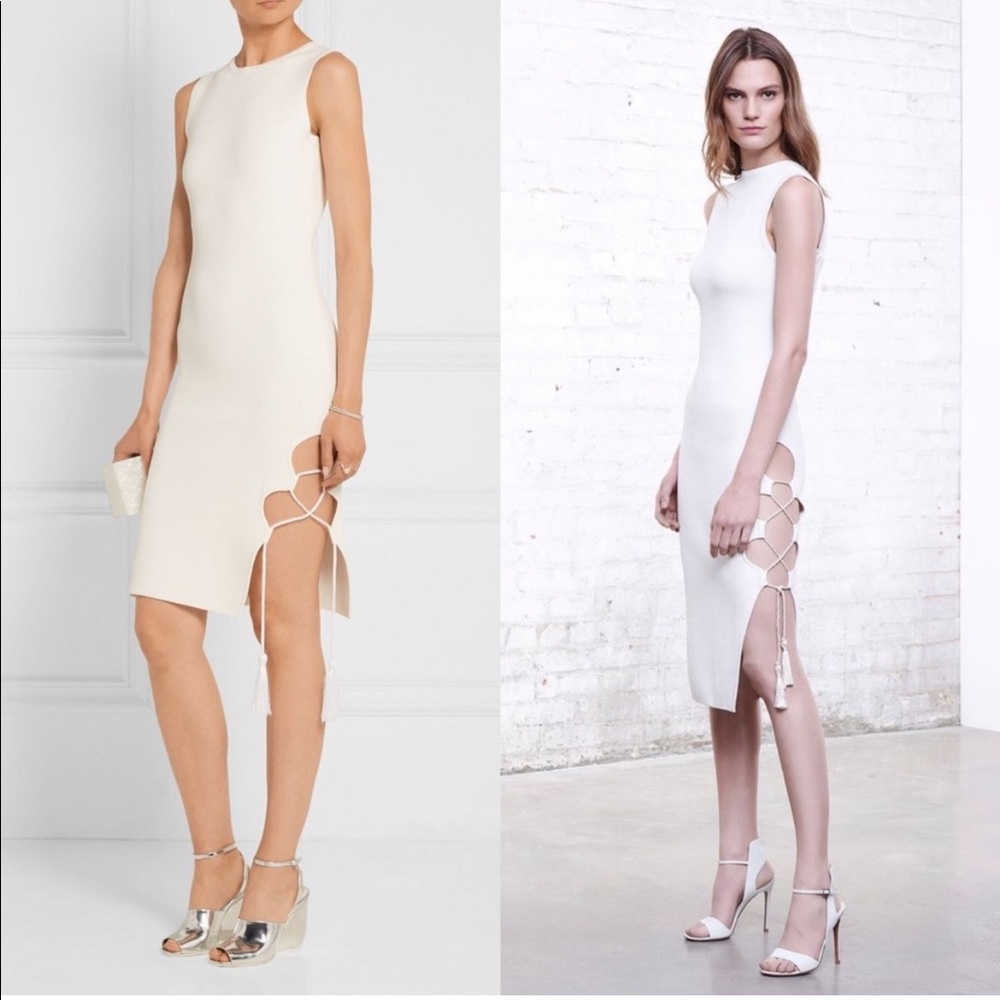Jonathan Simkhai beautiful and sexy body on dress